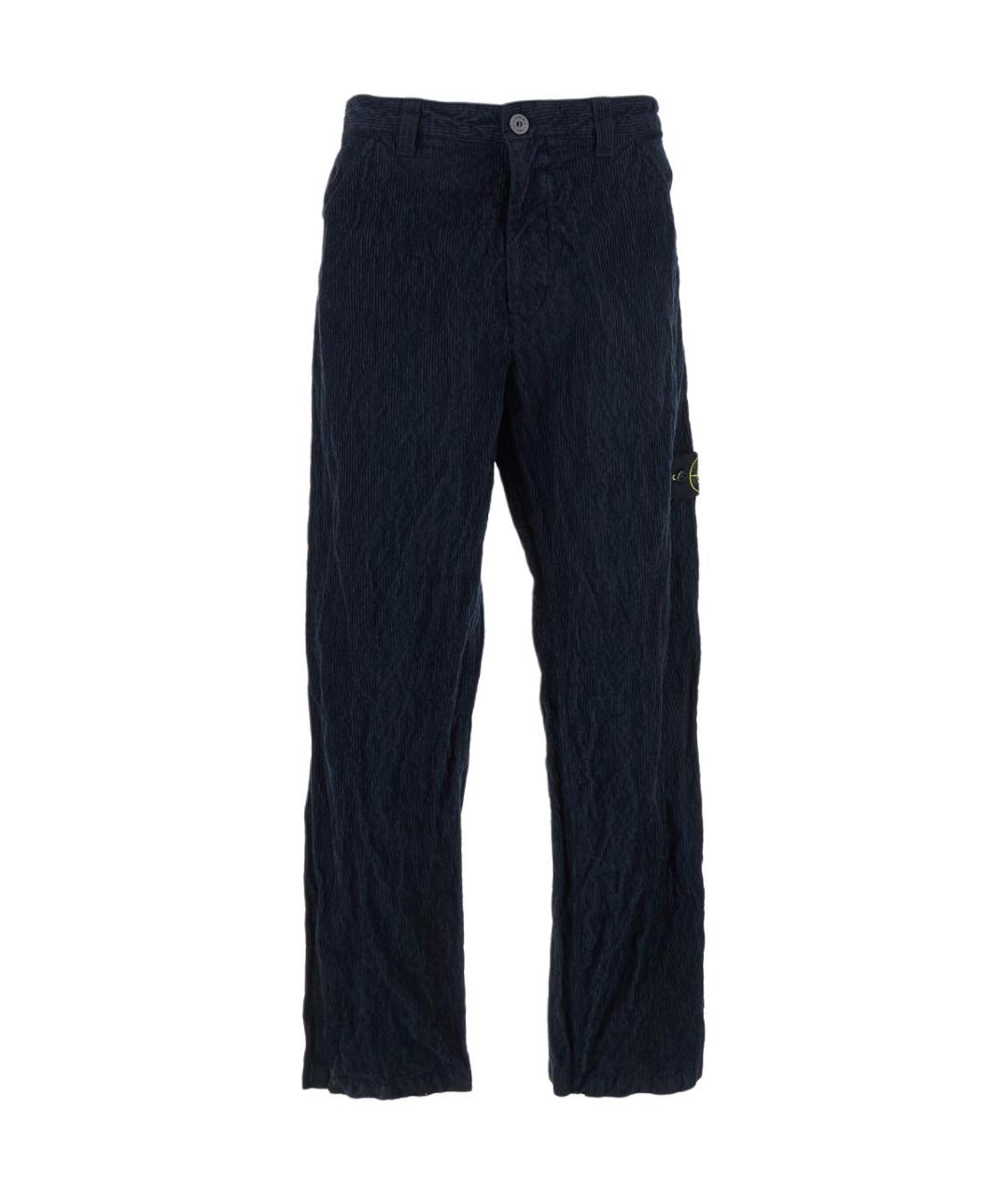 STONE ISLAND Синие повседневные брюки, фото 1