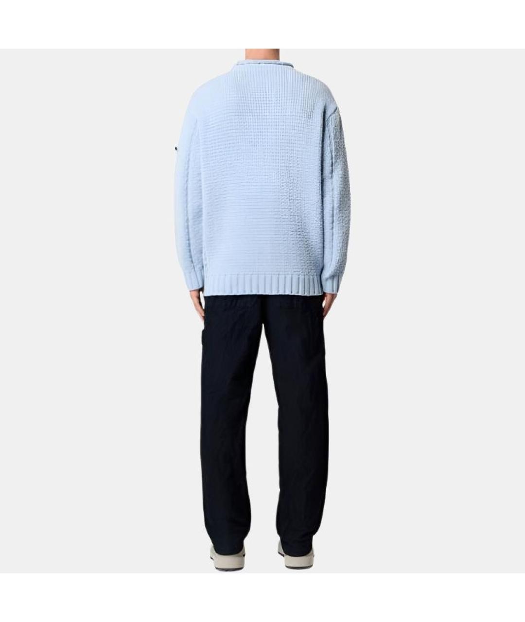 STONE ISLAND Синие повседневные брюки, фото 4