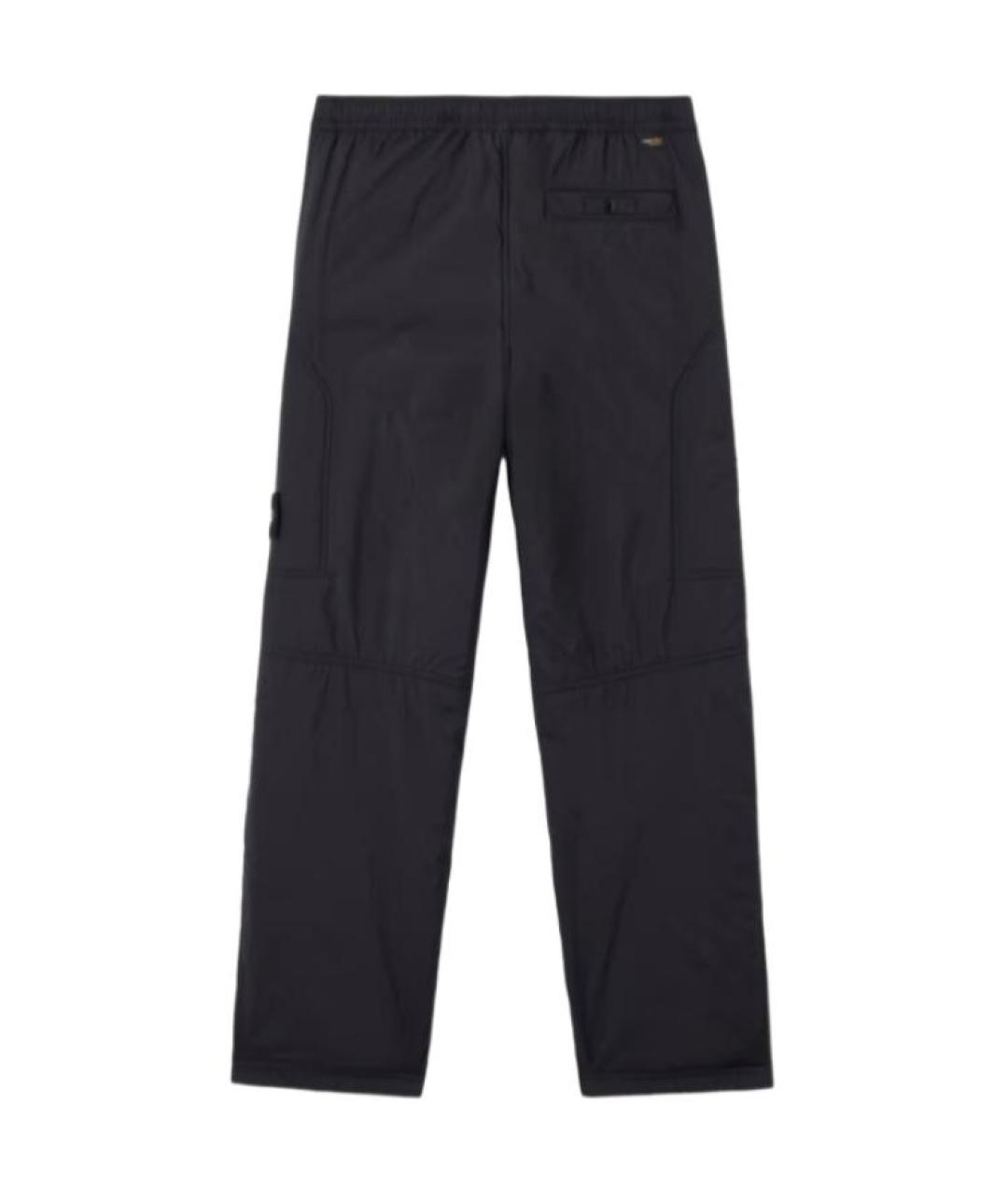 STONE ISLAND Черные повседневные брюки, фото 2