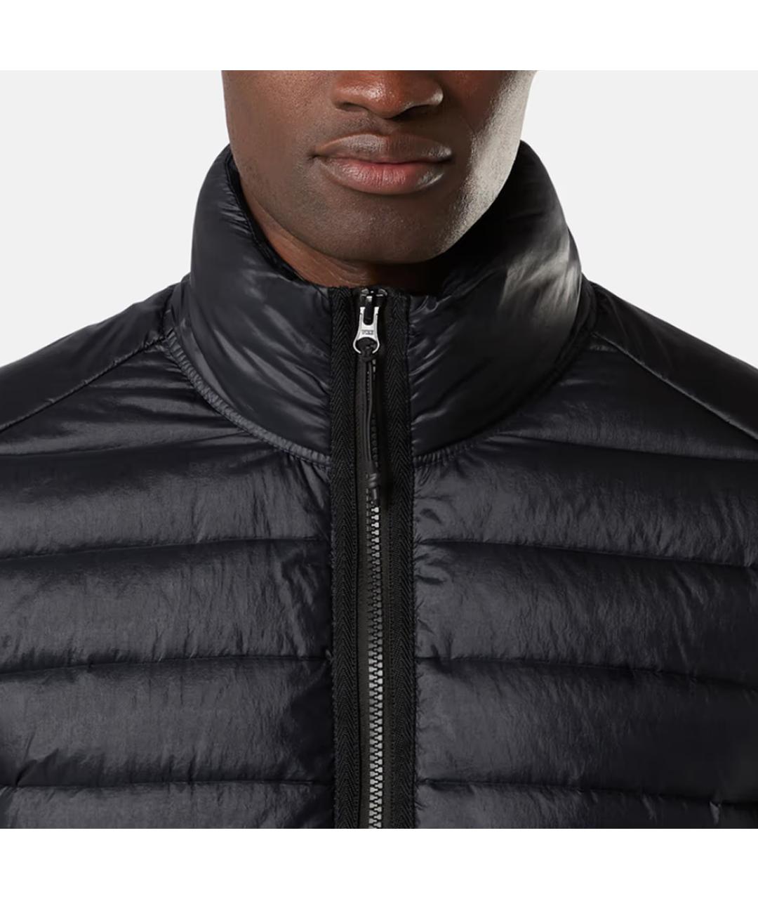 STONE ISLAND Темно-синий пуховик, фото 7