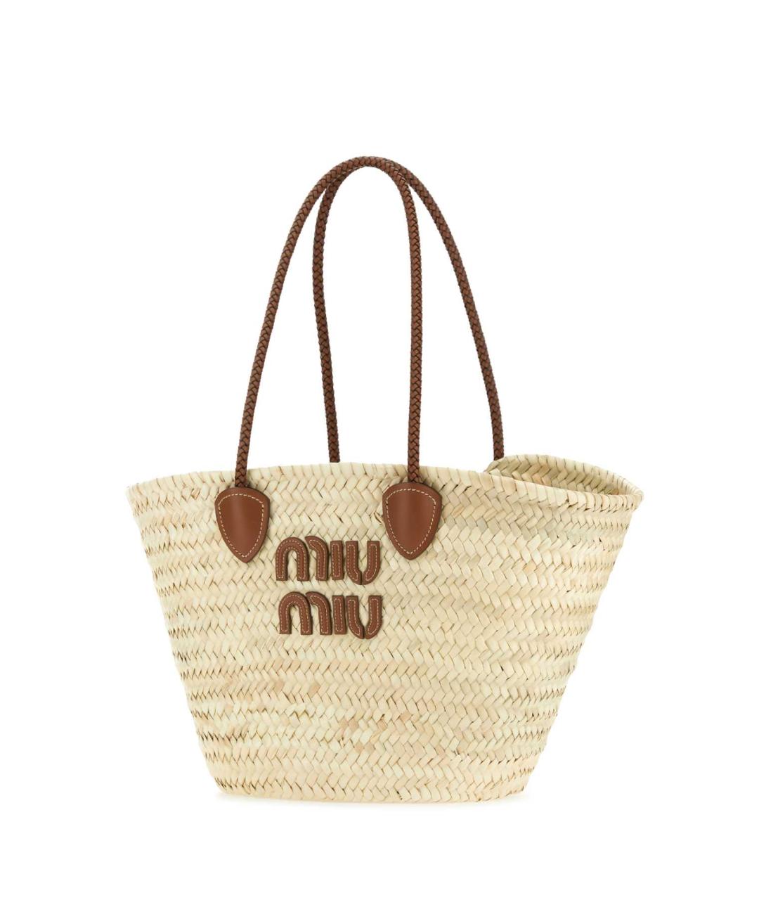 MIU MIU Бежевая сумка тоут, фото 2