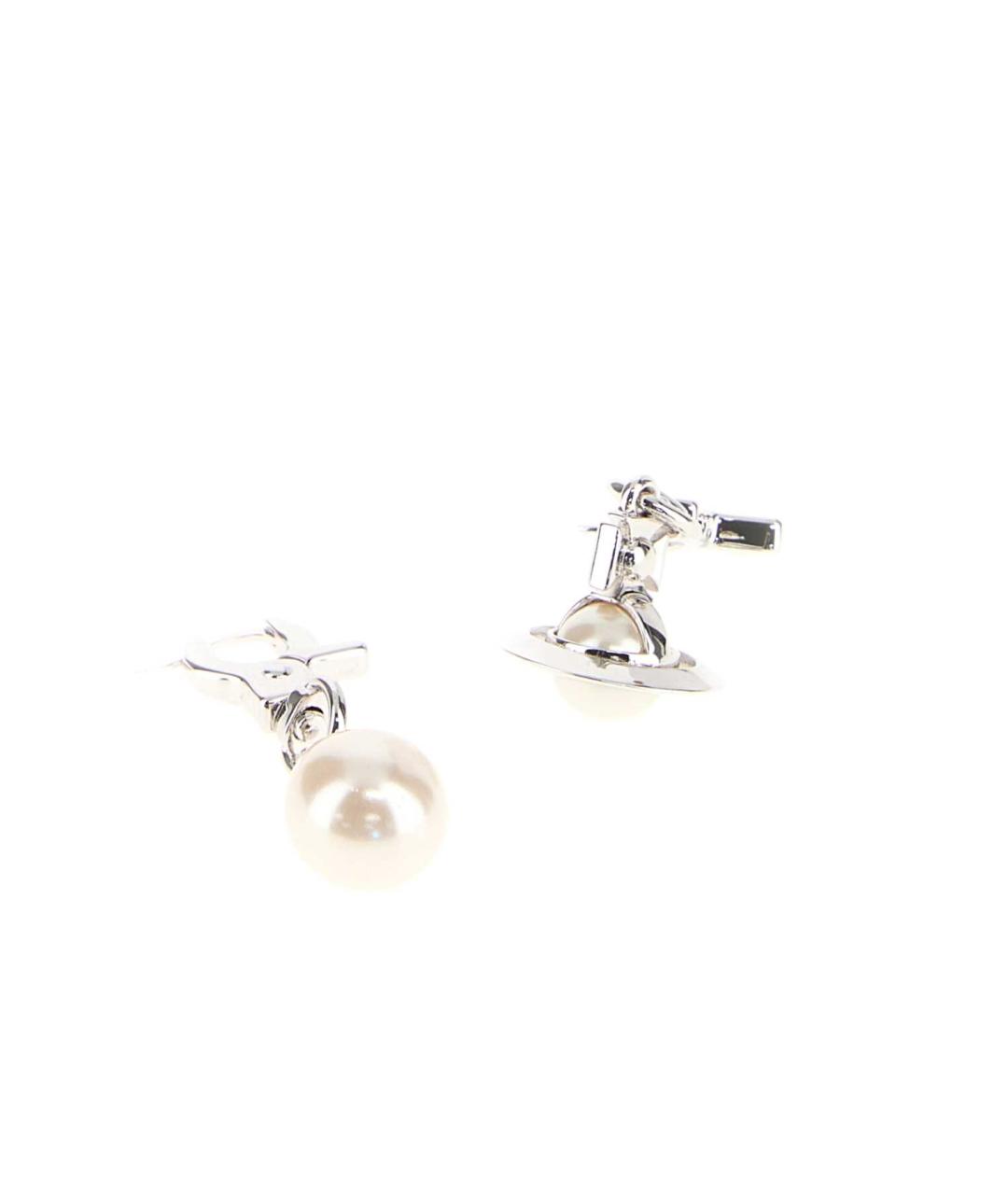 VIVIENNE WESTWOOD Серебряные металлические серьги, фото 2