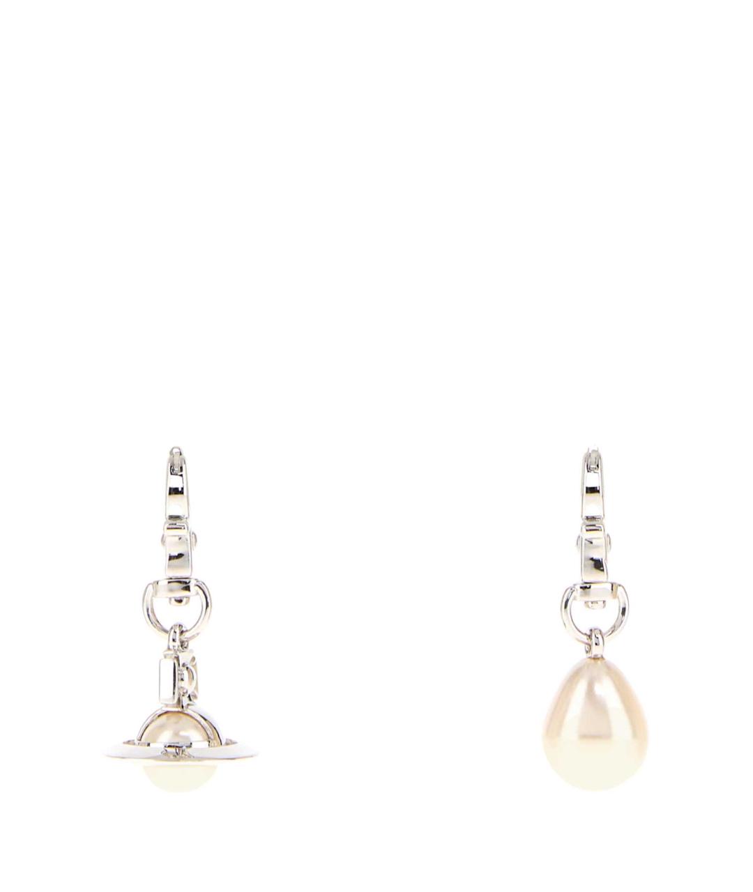 VIVIENNE WESTWOOD Серебряные металлические серьги, фото 1