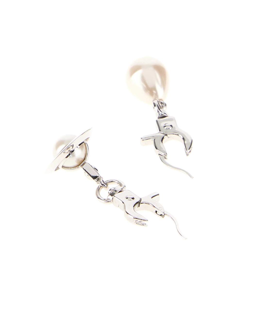 VIVIENNE WESTWOOD Серебряные металлические серьги, фото 3