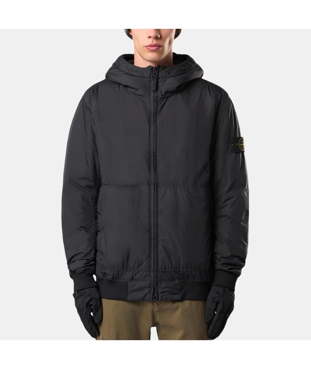 STONE ISLAND Черная куртка, фото 4
