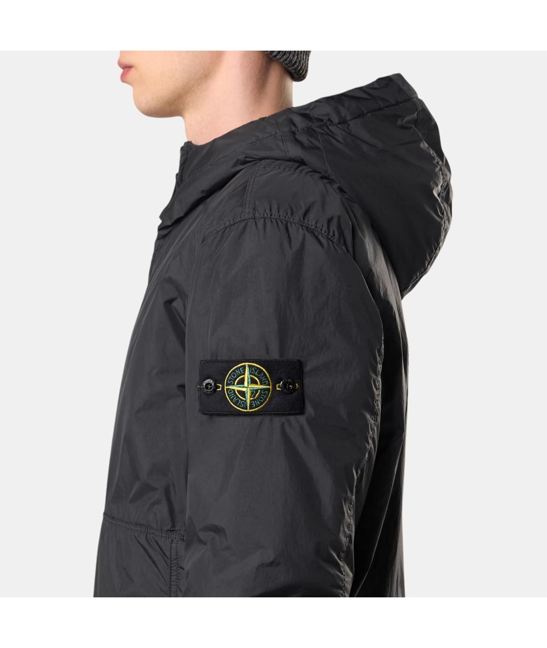 STONE ISLAND Черная куртка, фото 5