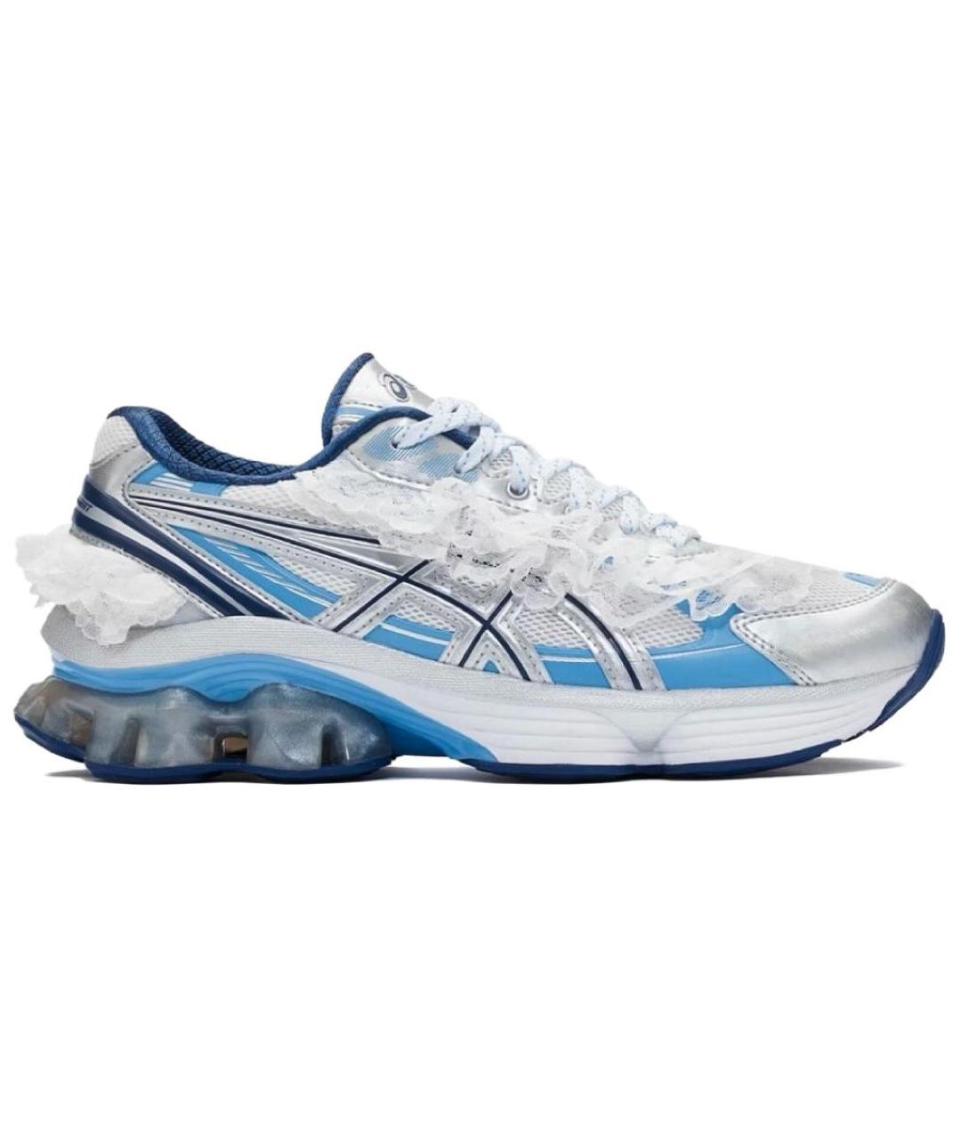 ASICS Синие текстильные кроссовки, фото 1