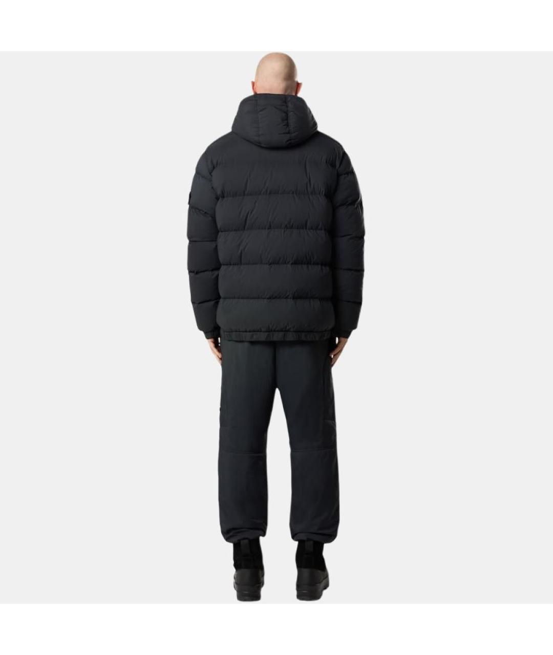 STONE ISLAND Черная полиамидовая куртка, фото 6