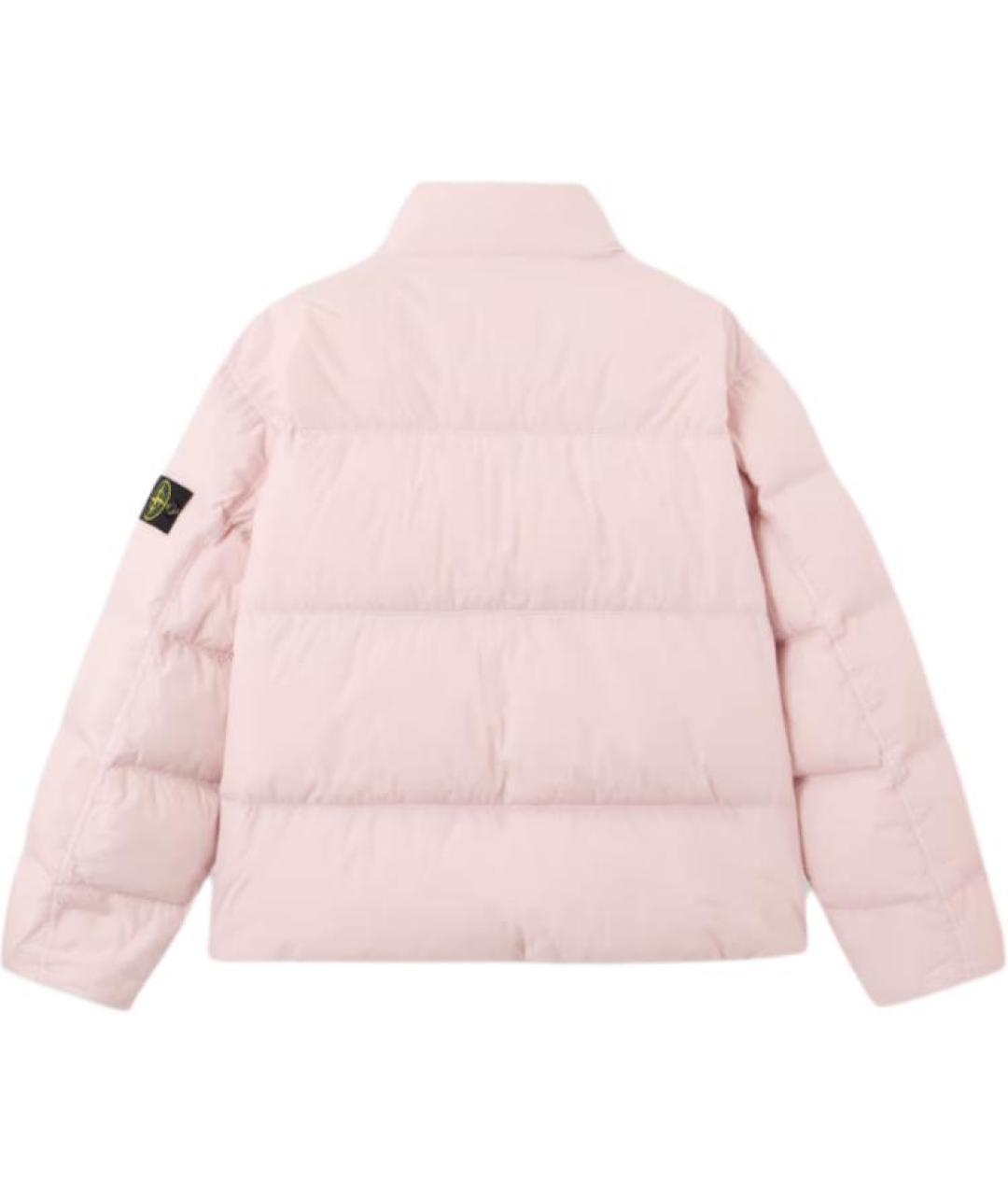 STONE ISLAND Розовый пуховик, фото 2