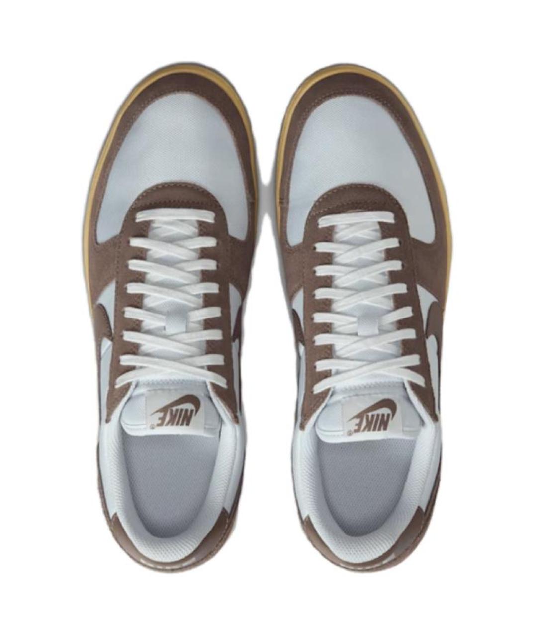 NIKE Коричневые низкие кроссовки / кеды, фото 4
