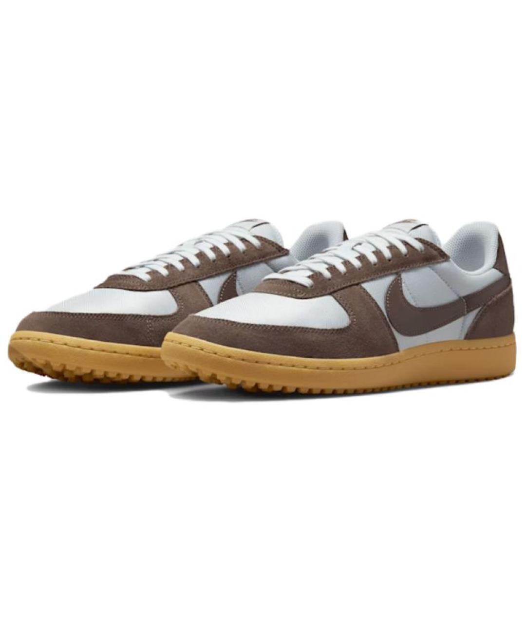 NIKE Коричневые низкие кроссовки / кеды, фото 3