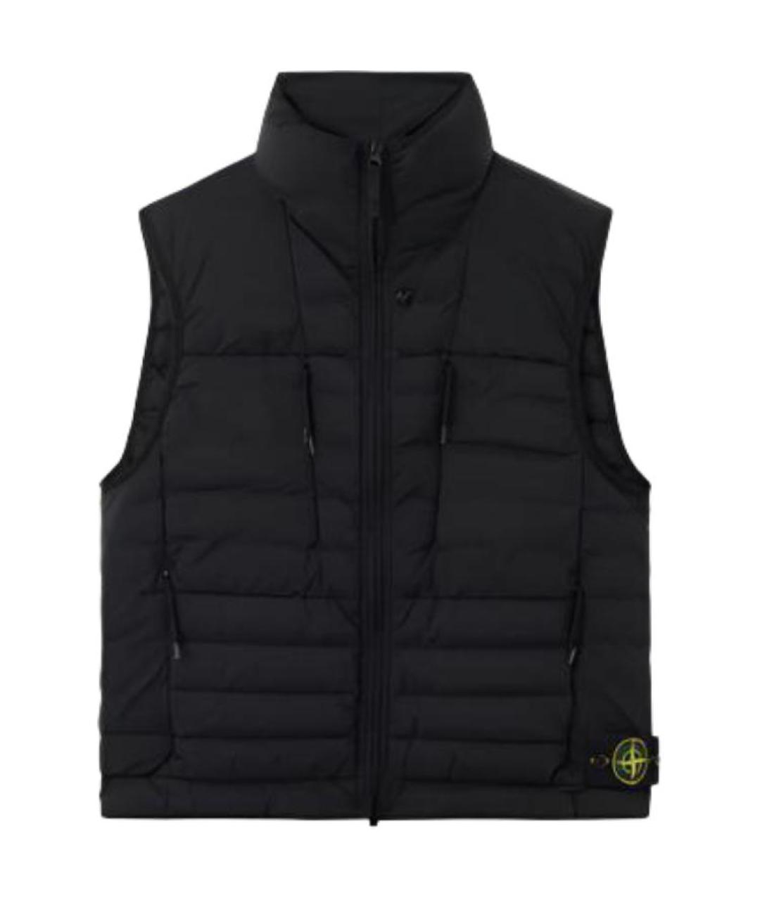 STONE ISLAND Черный жилет, фото 1