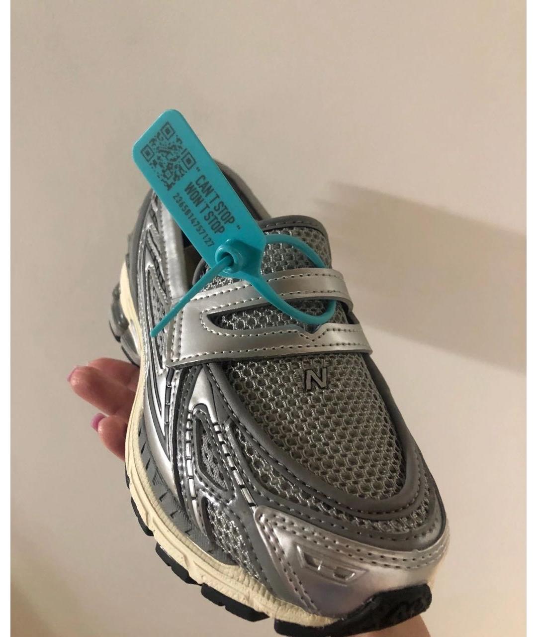NEW BALANCE Серые лоферы, фото 5