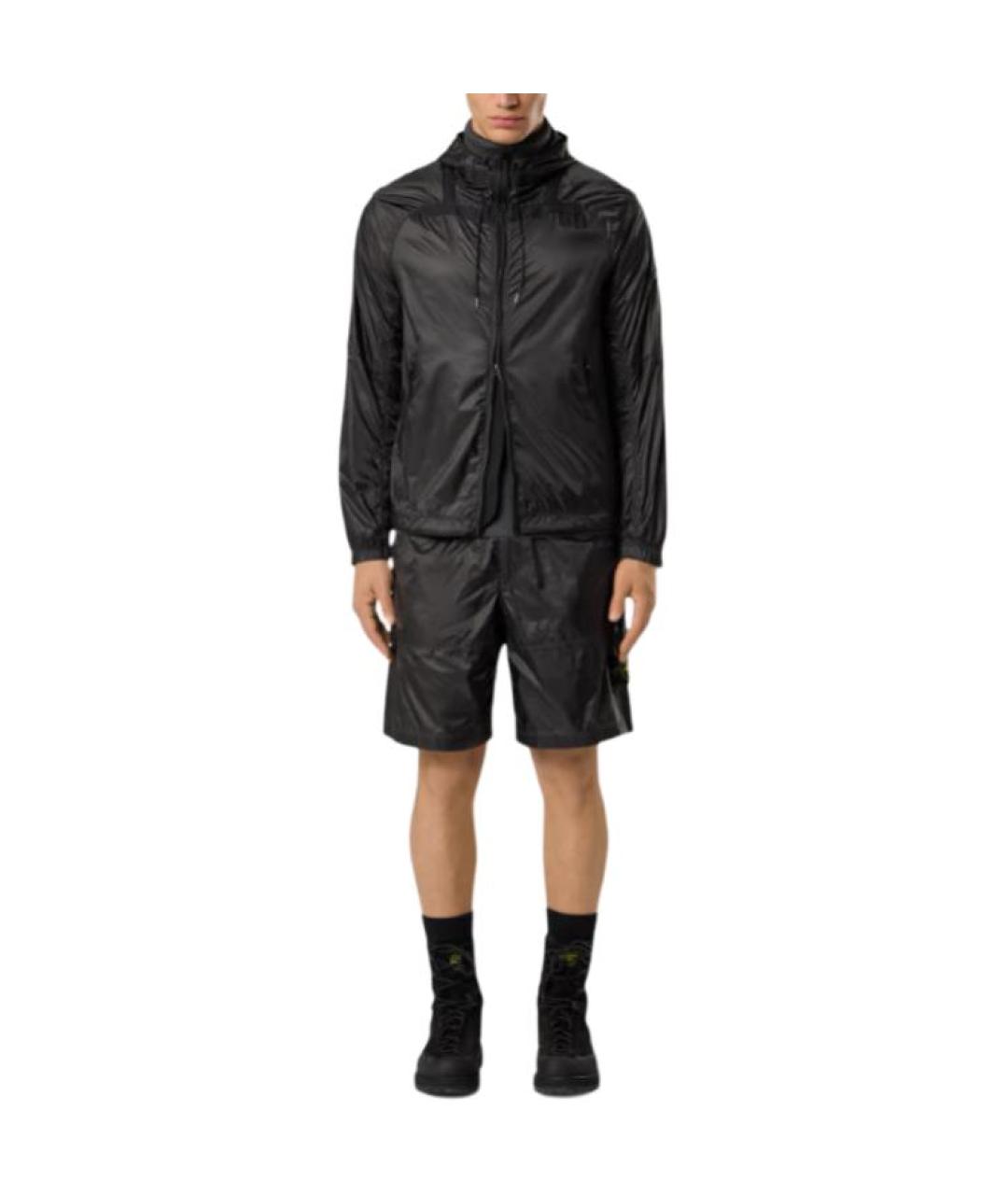 STONE ISLAND Серые шорты, фото 5