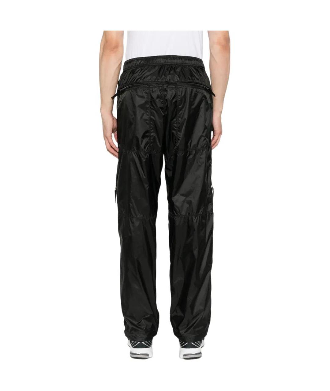 STONE ISLAND Черные повседневные брюки, фото 3