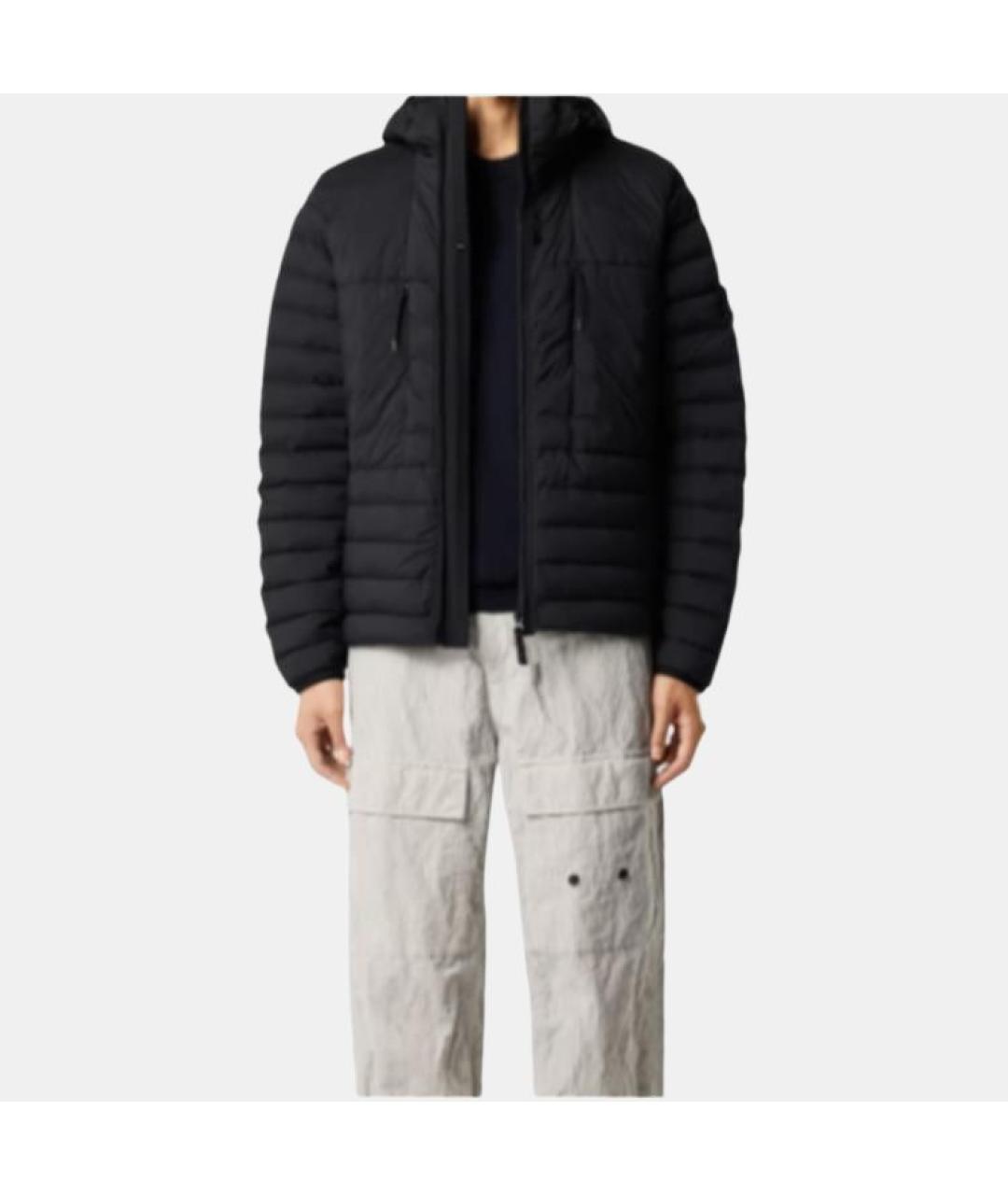 STONE ISLAND Черный пуховик, фото 7