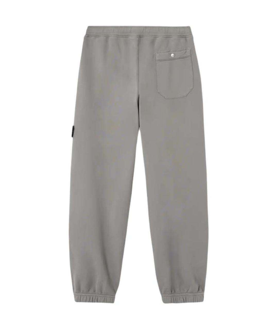STONE ISLAND Серые повседневные брюки, фото 2