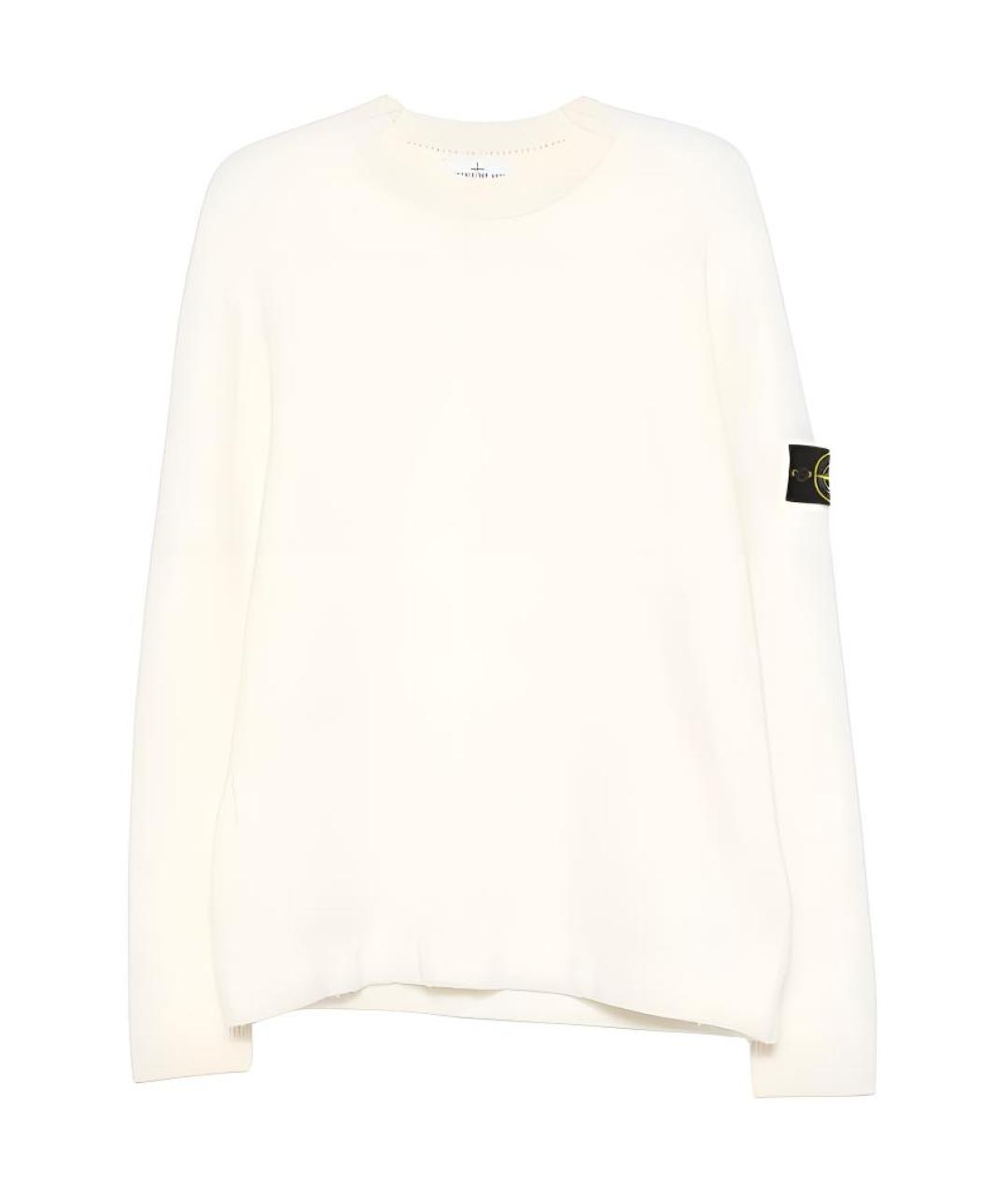 STONE ISLAND Белый джемпер / свитер, фото 1