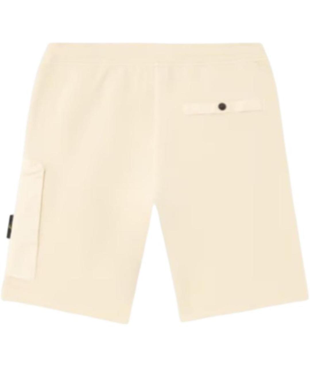 STONE ISLAND Бежевые шорты, фото 2