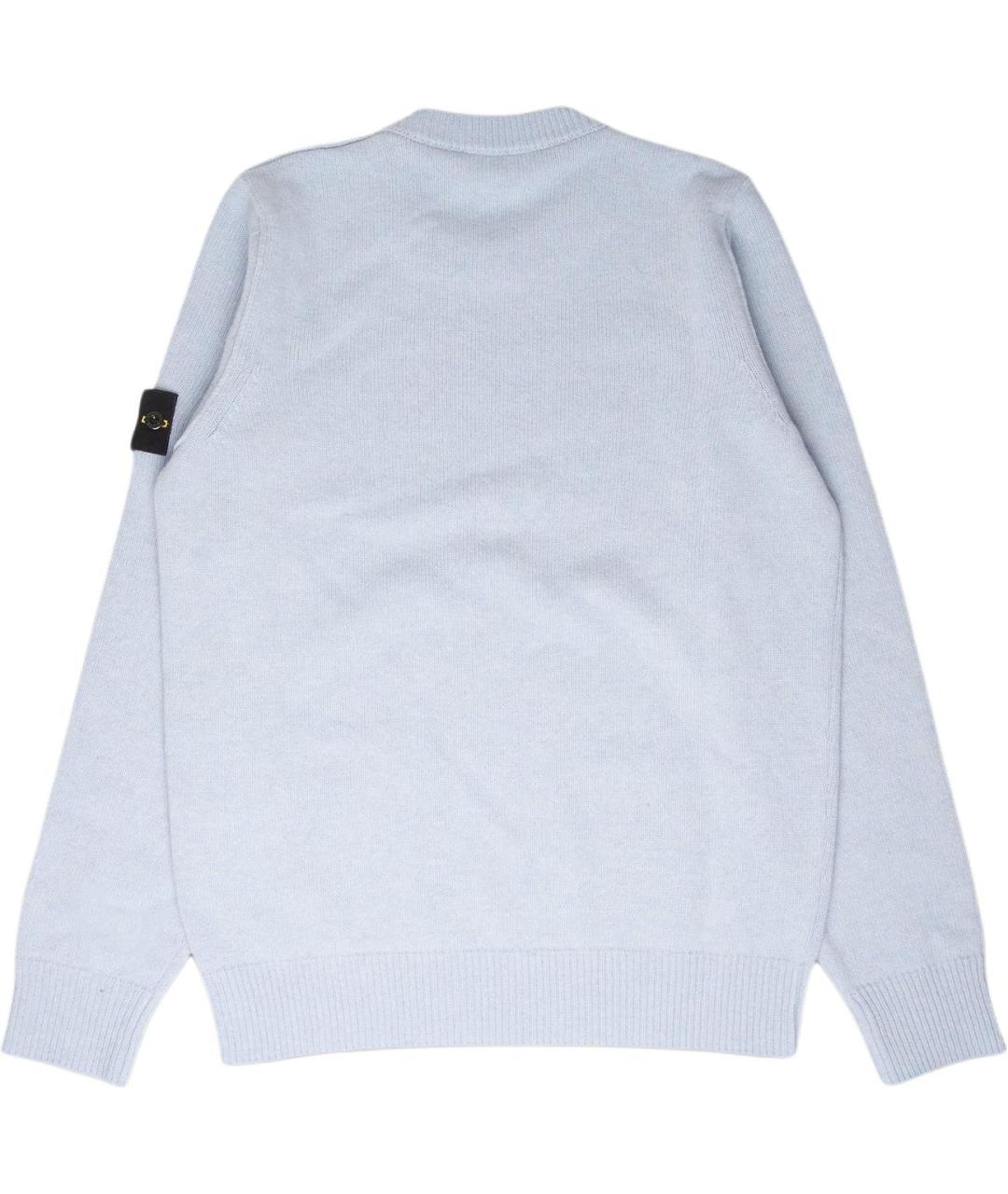 STONE ISLAND Голубой джемпер / свитер, фото 2