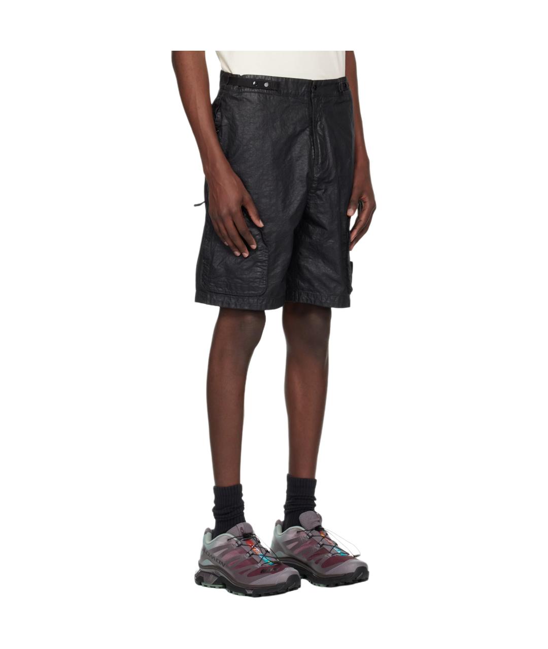 STONE ISLAND Черные шорты, фото 5
