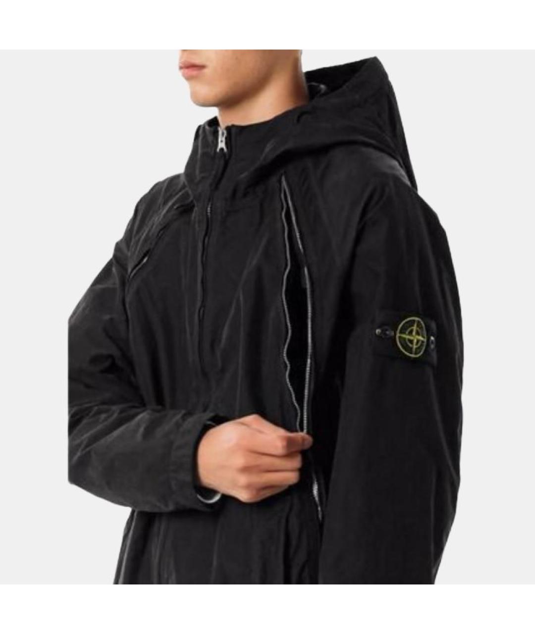 STONE ISLAND Черная куртка, фото 2