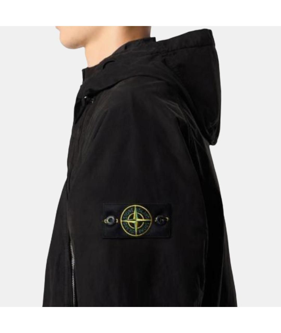 STONE ISLAND Черная куртка, фото 4