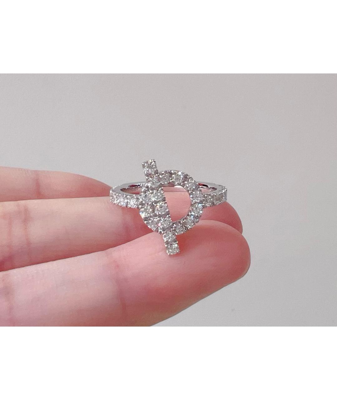 HERMES Серебряное кольцо из белого золота, фото 4