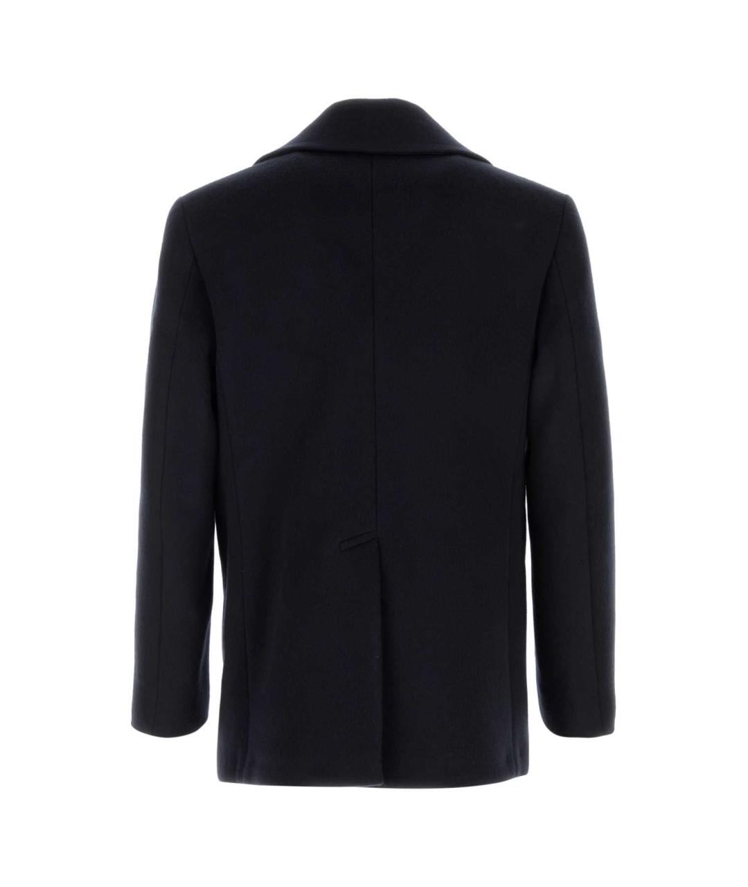 GIVENCHY Темно-синее шерстяное пальто, фото 2