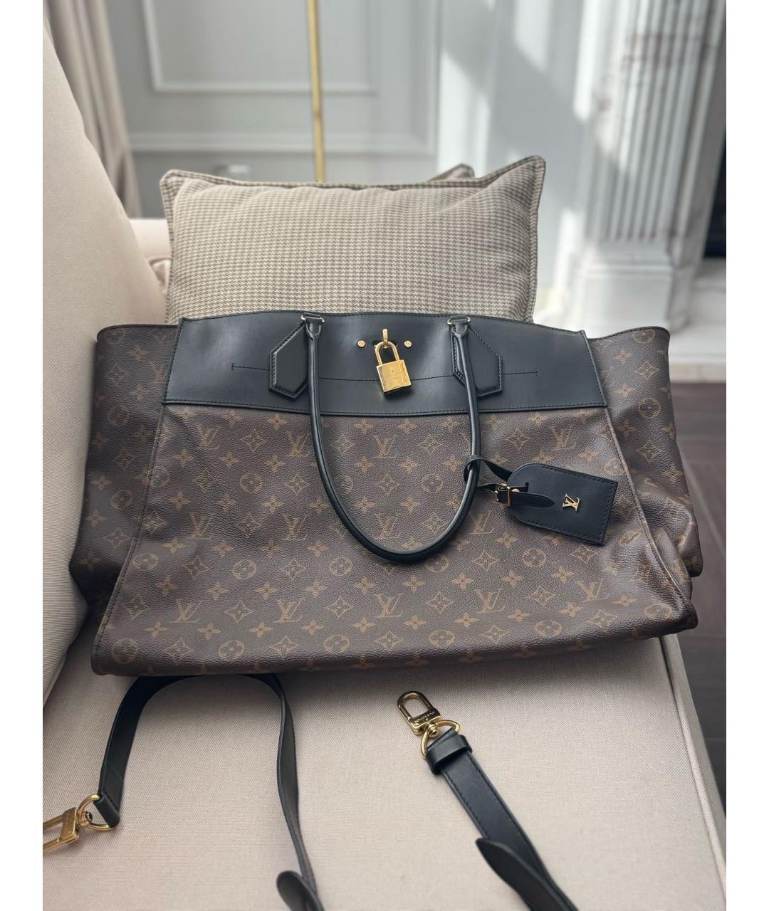 LOUIS VUITTON Кожаная дорожная/спортивная сумка, фото 6