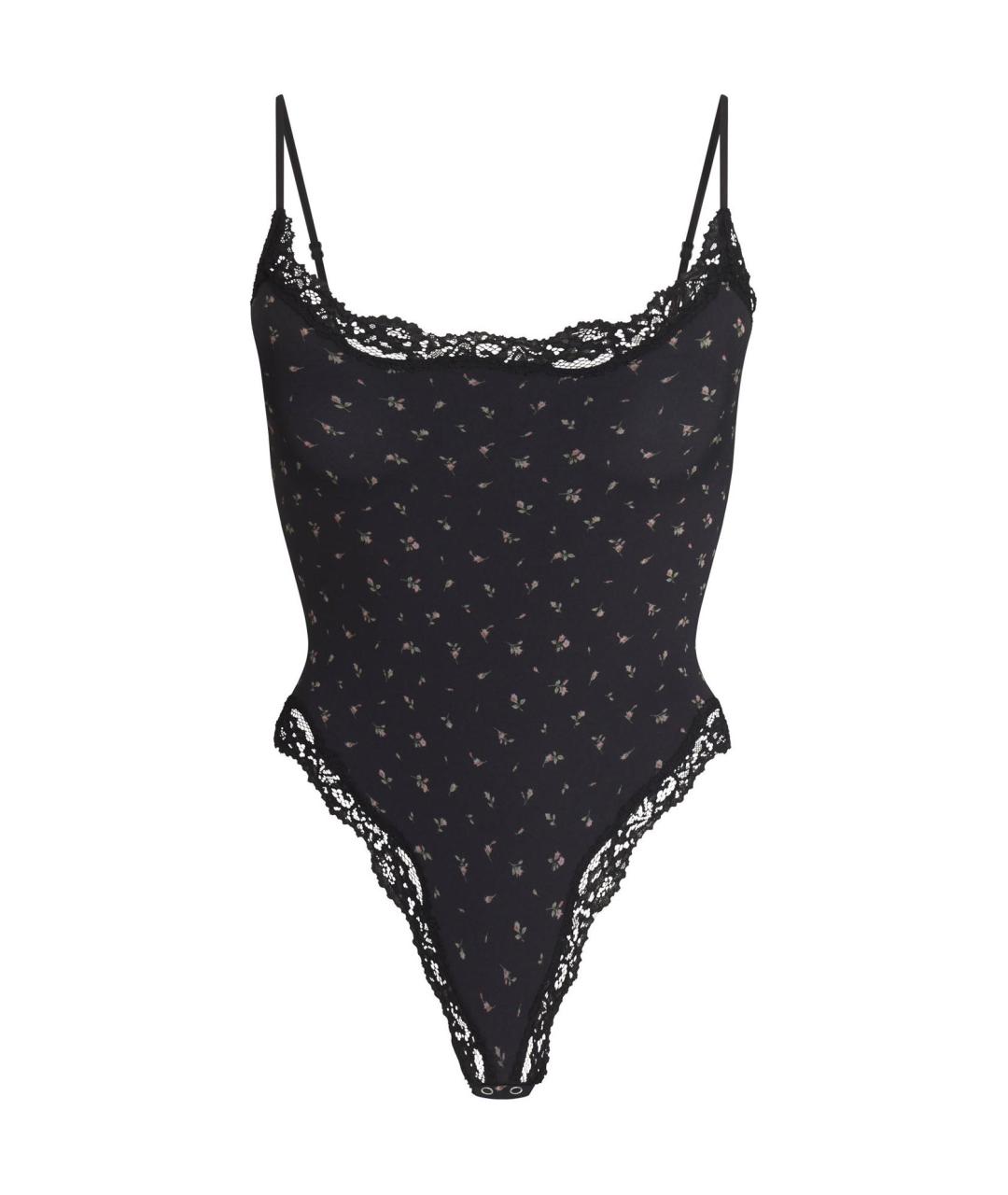 SKIMS Черное боди, фото 1