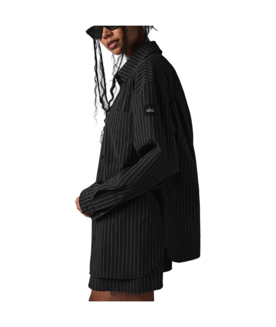 ALO YOGA Черная рубашка, фото 5