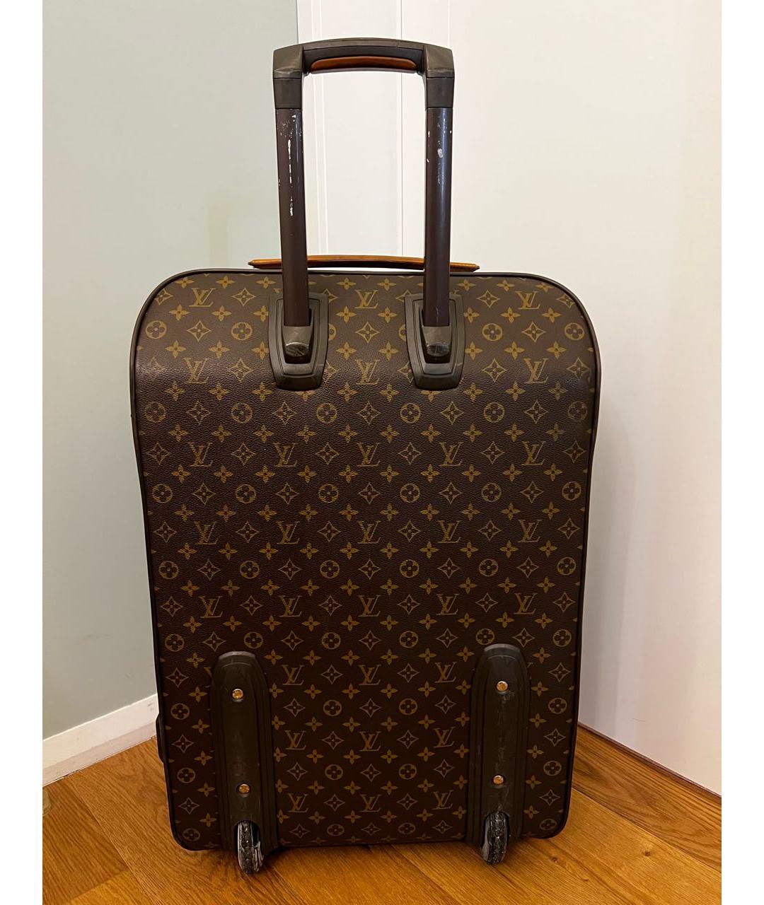 LOUIS VUITTON Коричневый чемодан, фото 2