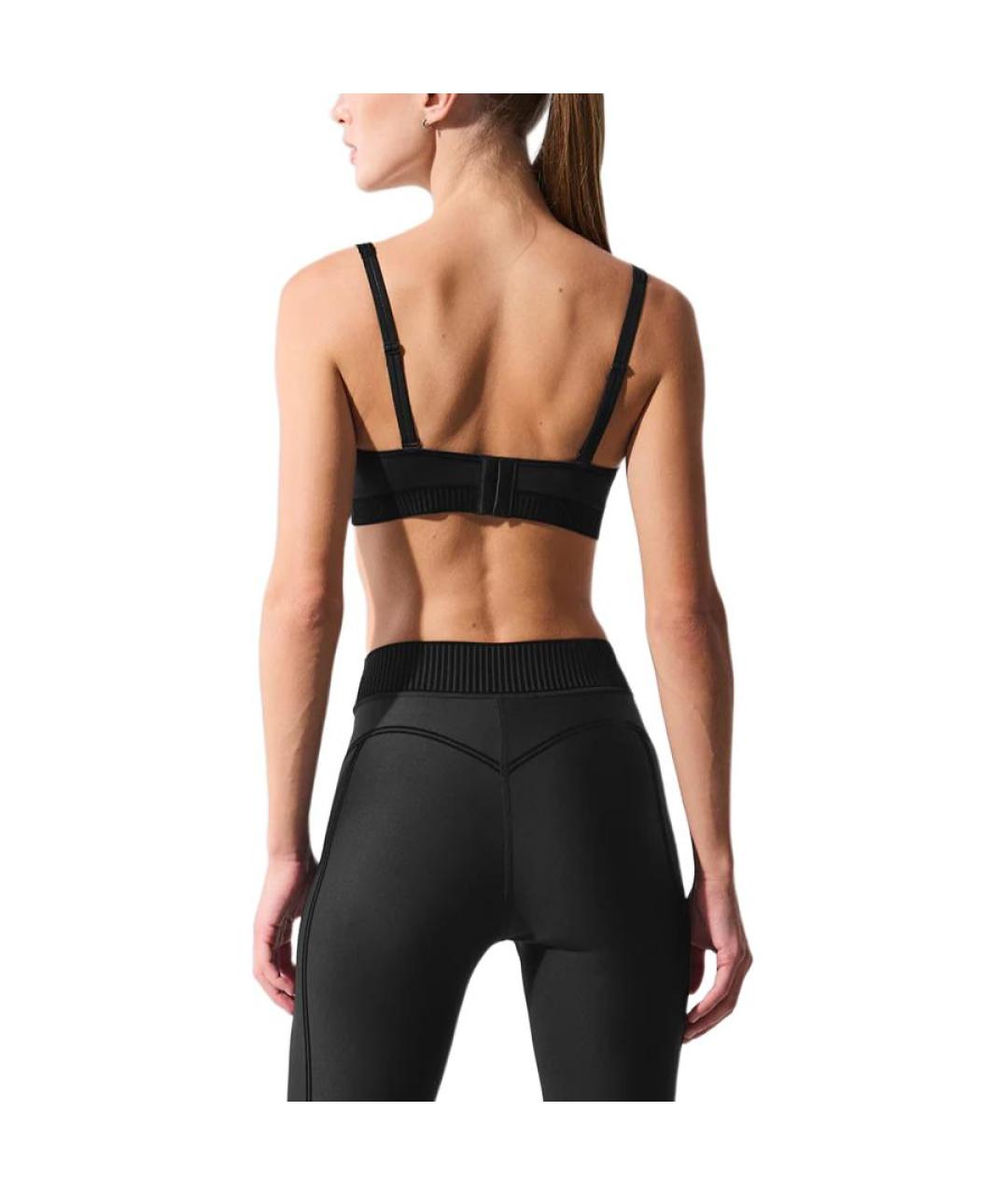 ALO YOGA Черная майка, фото 2