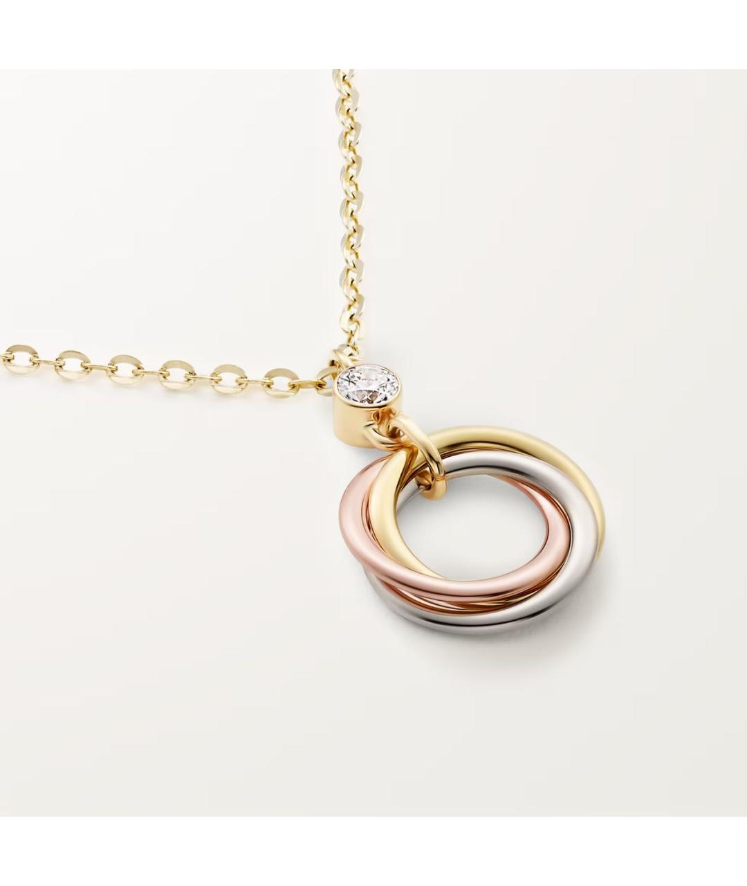 CARTIER Золотое колье из желтого золота, фото 2