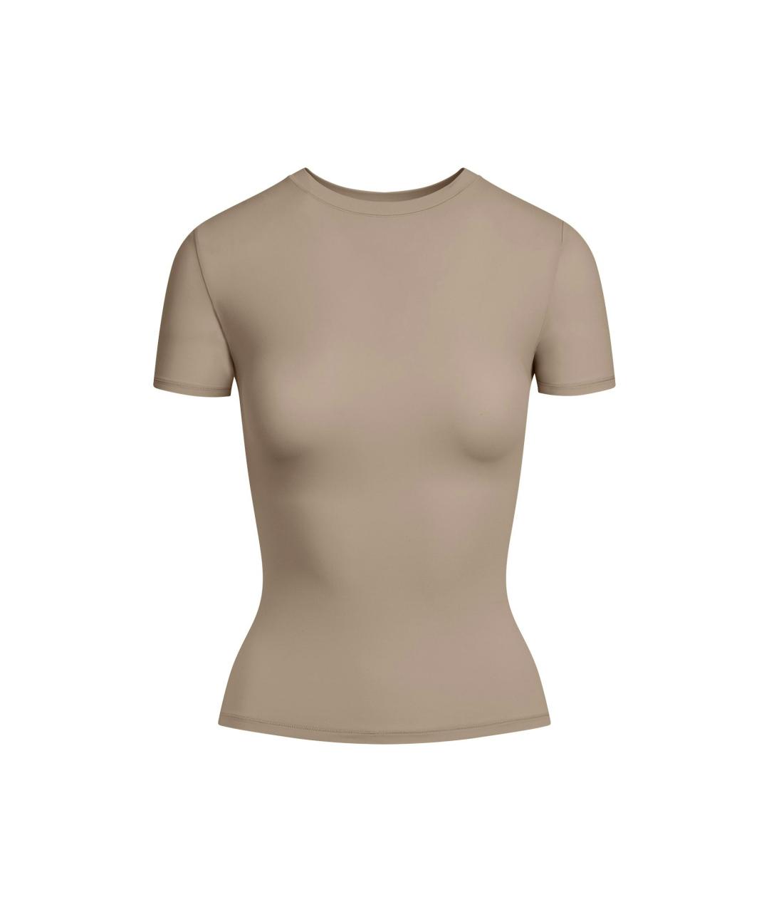 SKIMS Коричневая футболка, фото 1