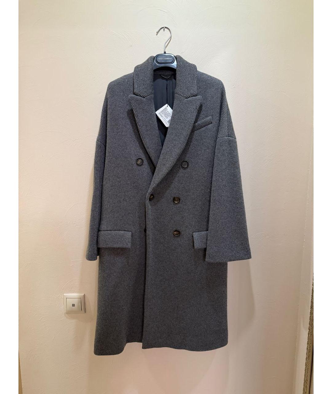 BRUNELLO CUCINELLI Антрацитовое кашемировое пальто, фото 9