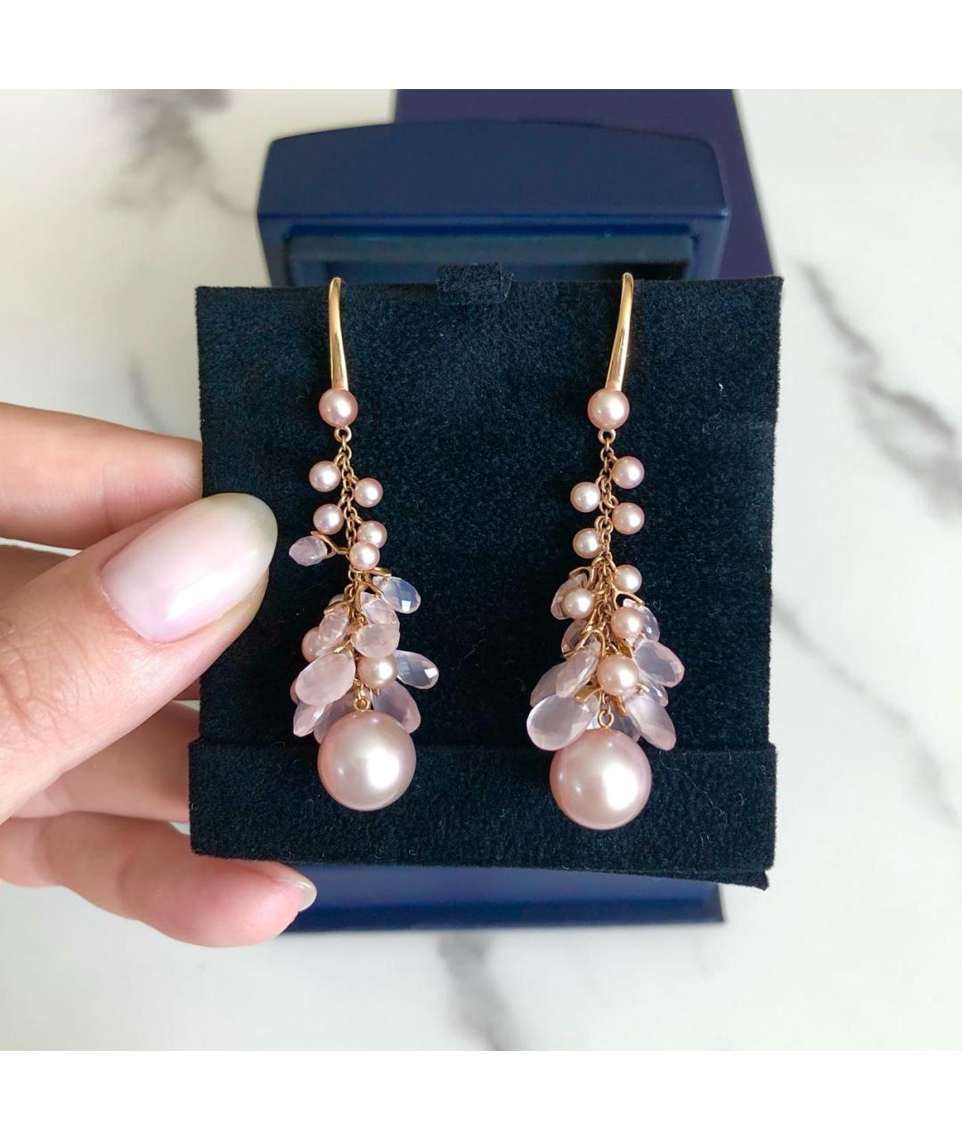 Mimi milano Золотые серьги из розового золота, фото 2