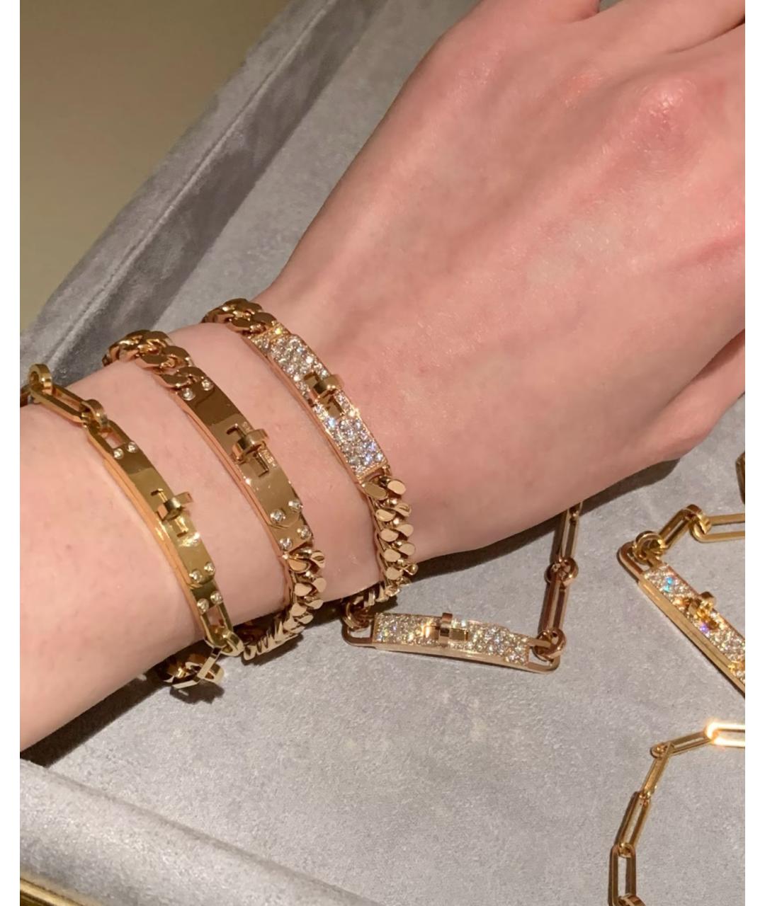 HERMES Розовый браслет из розового золота, фото 3