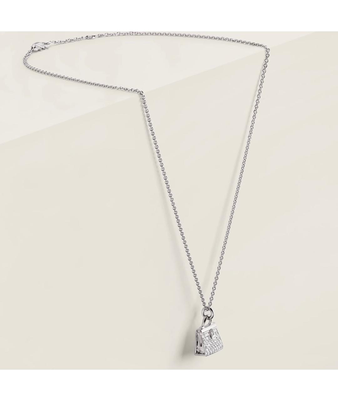 HERMES Колье из белого золота, фото 2