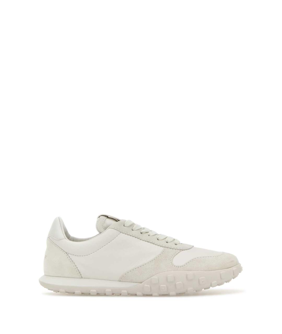 JIL SANDER Белые кожаные кроссовки, фото 1