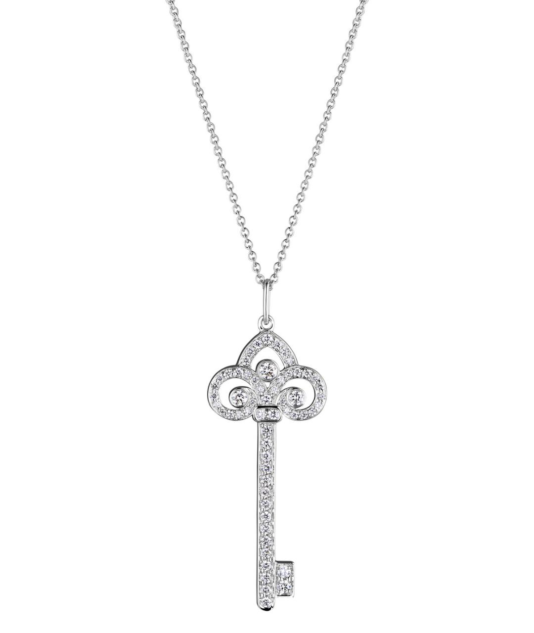 TIFFANY&CO Серебряное платиновое колье, фото 1