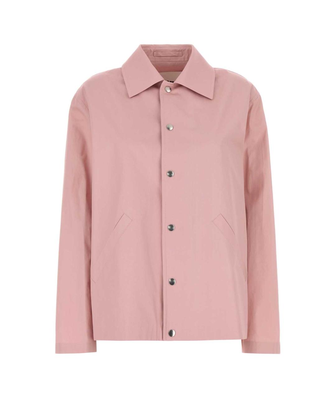JIL SANDER Розовая хлопковая куртка, фото 1