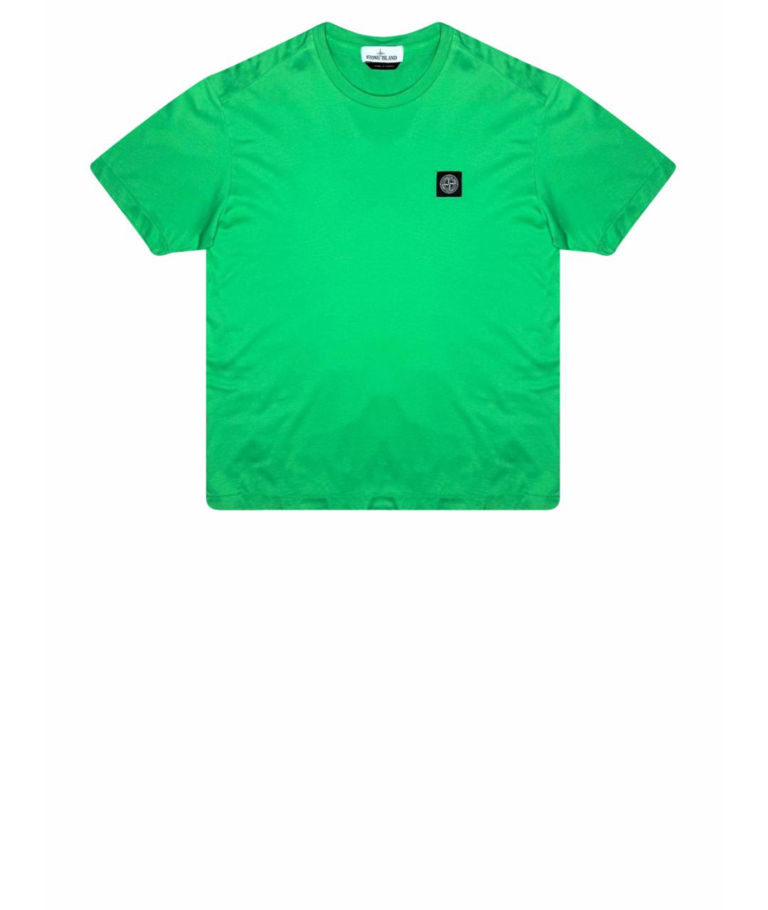 STONE ISLAND Зеленая футболка, фото 1
