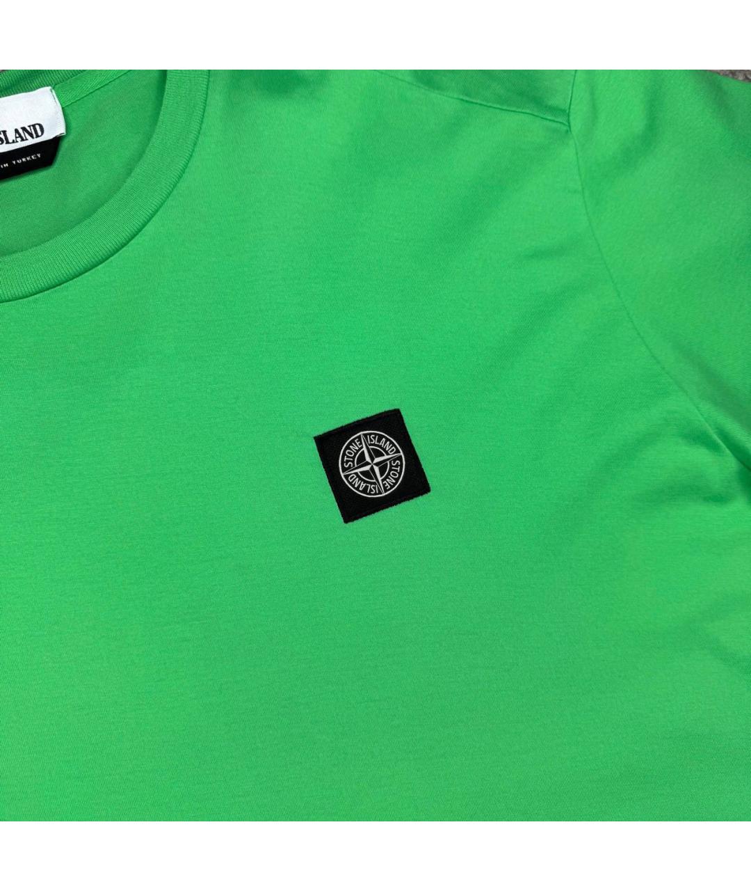 STONE ISLAND Зеленая футболка, фото 3