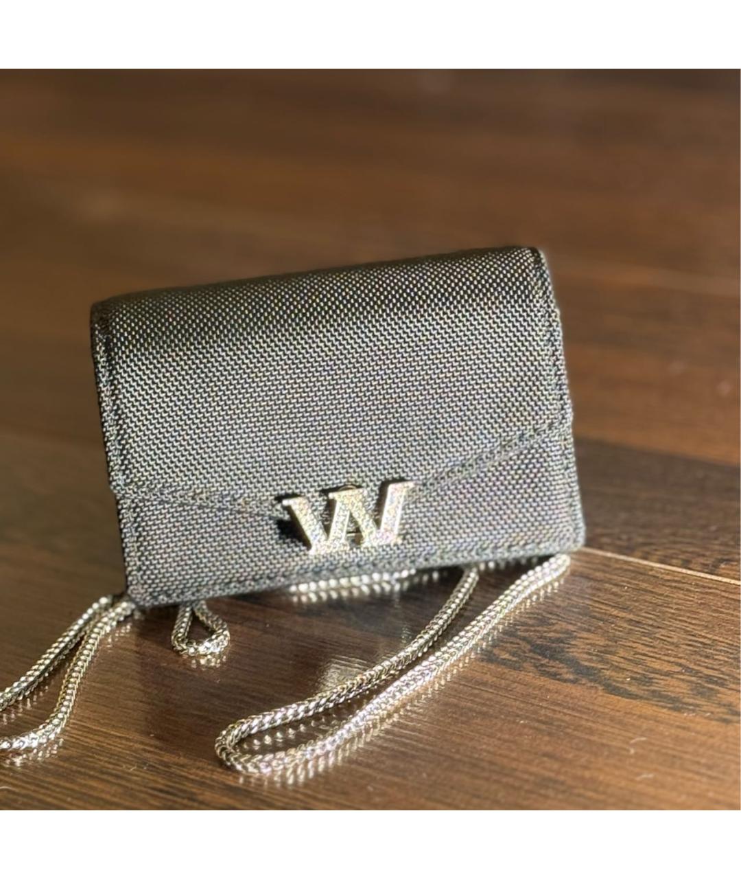 ALEXANDER WANG Черная кожаная сумка через плечо, фото 2