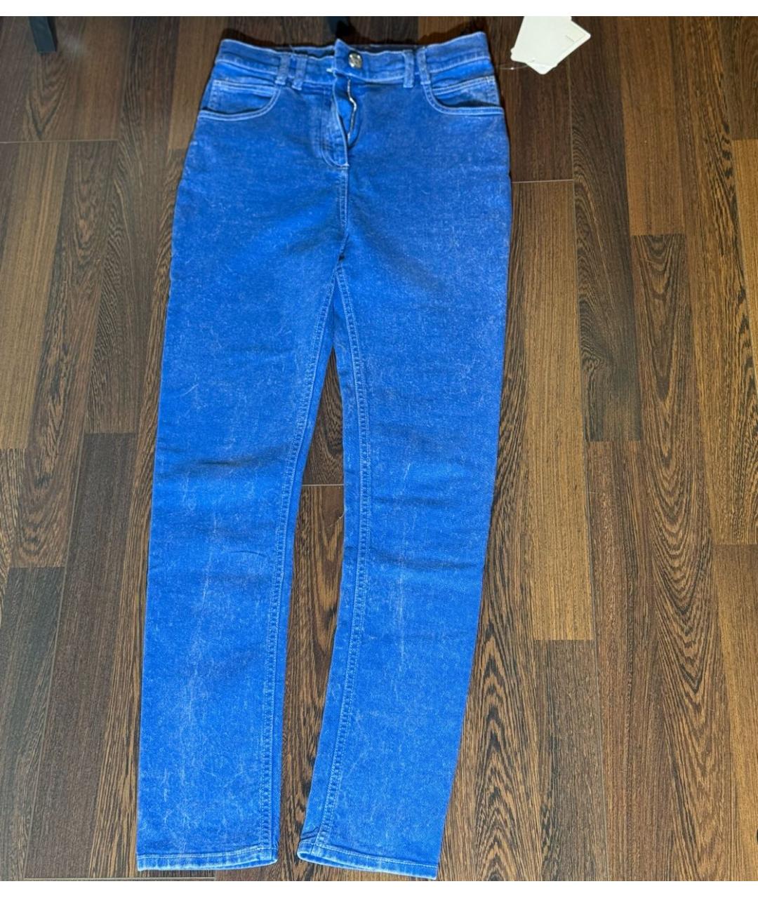 BALMAIN Синие джинсы слим, фото 2