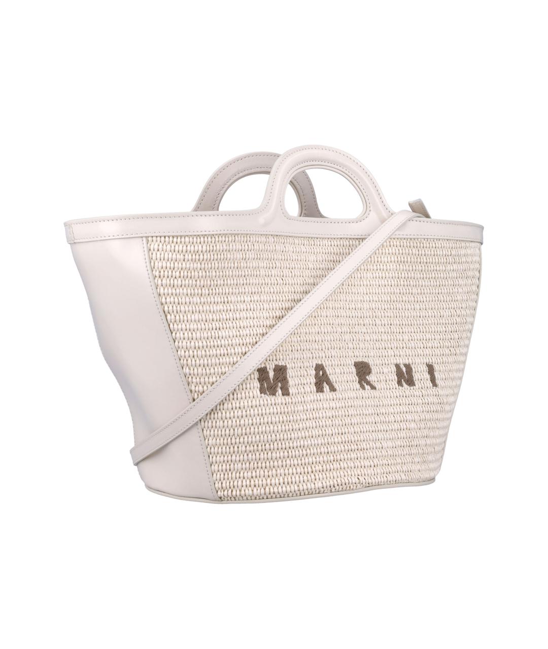 MARNI Бежевая сумка тоут, фото 2