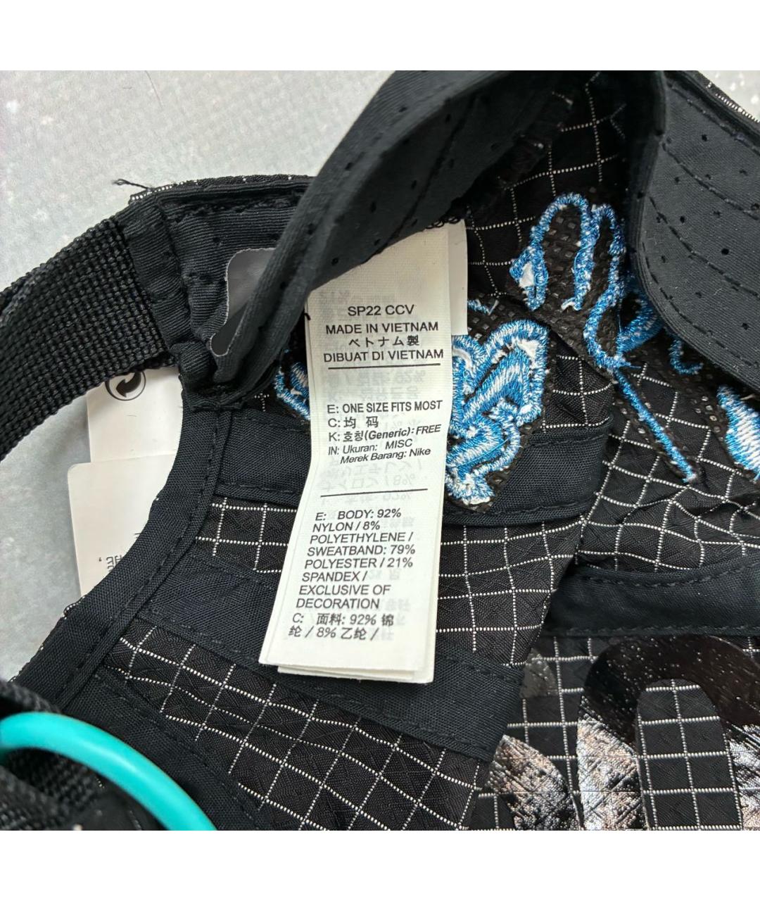 NIKE X OFF-WHITE Черная кепка/бейсболка, фото 6
