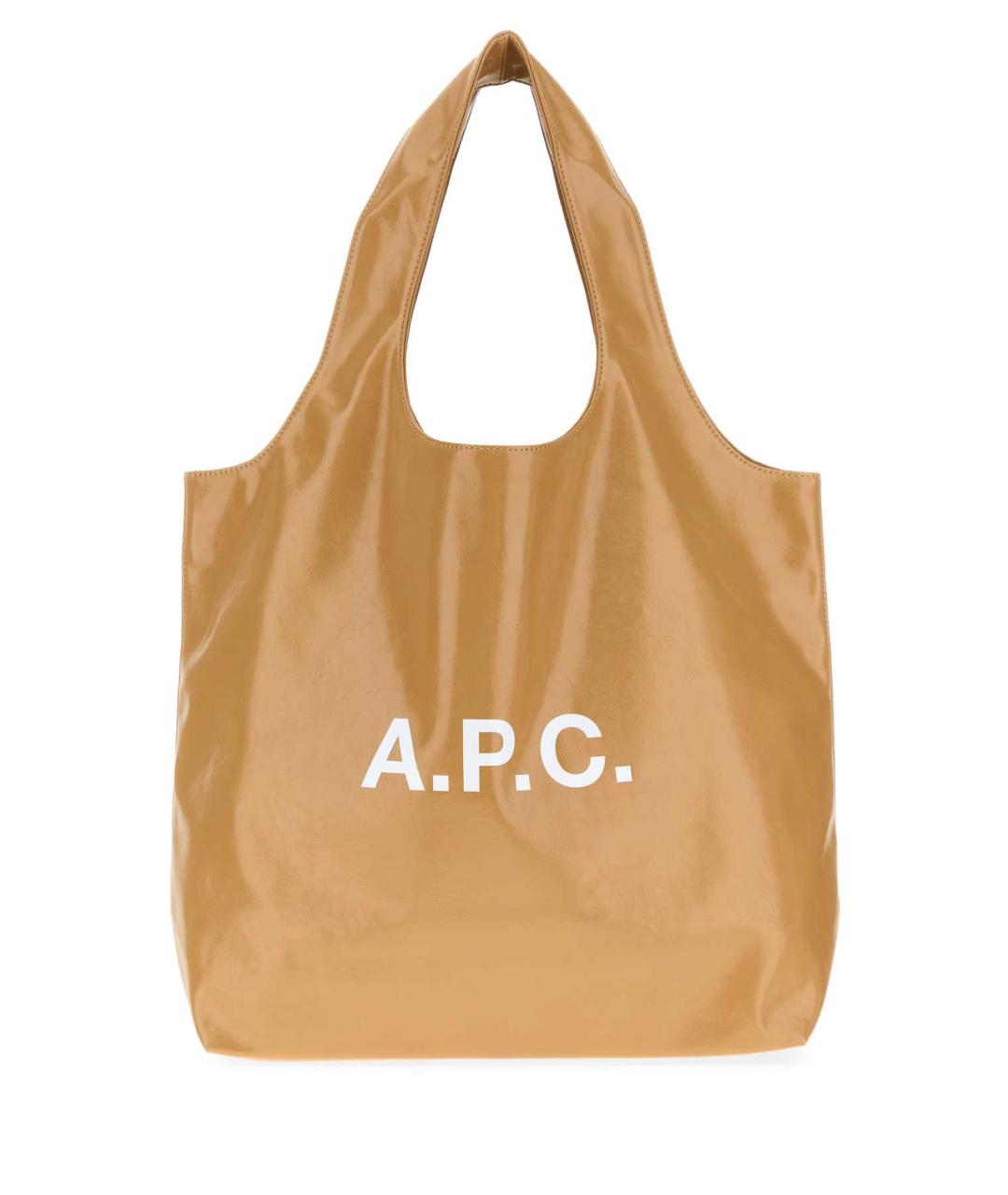 A.P.C. Бежевая сумка тоут, фото 1